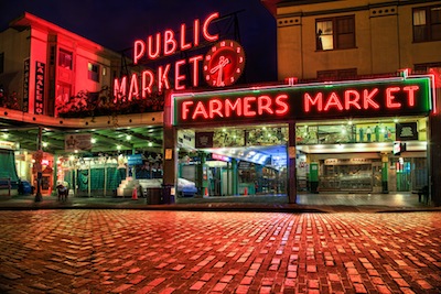 400x267 Green Tortoise Hostel - Pike Place Market Painting