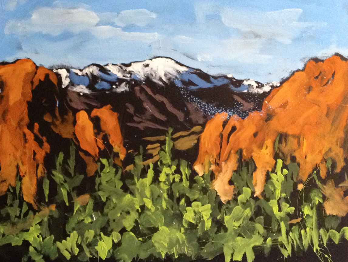 1146x864 Latest Speed Paintings! Rock Hudson And Garden Of The Gods - Pikes Peak Painting