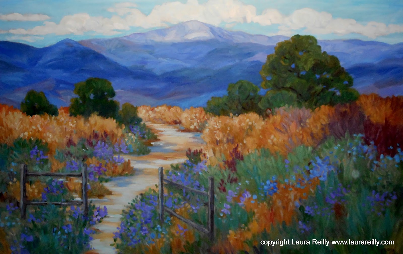 1600x1007 Laura Reilly Landscape Paintings Commissioned Pikes Peak Painting - Pikes Peak Painting