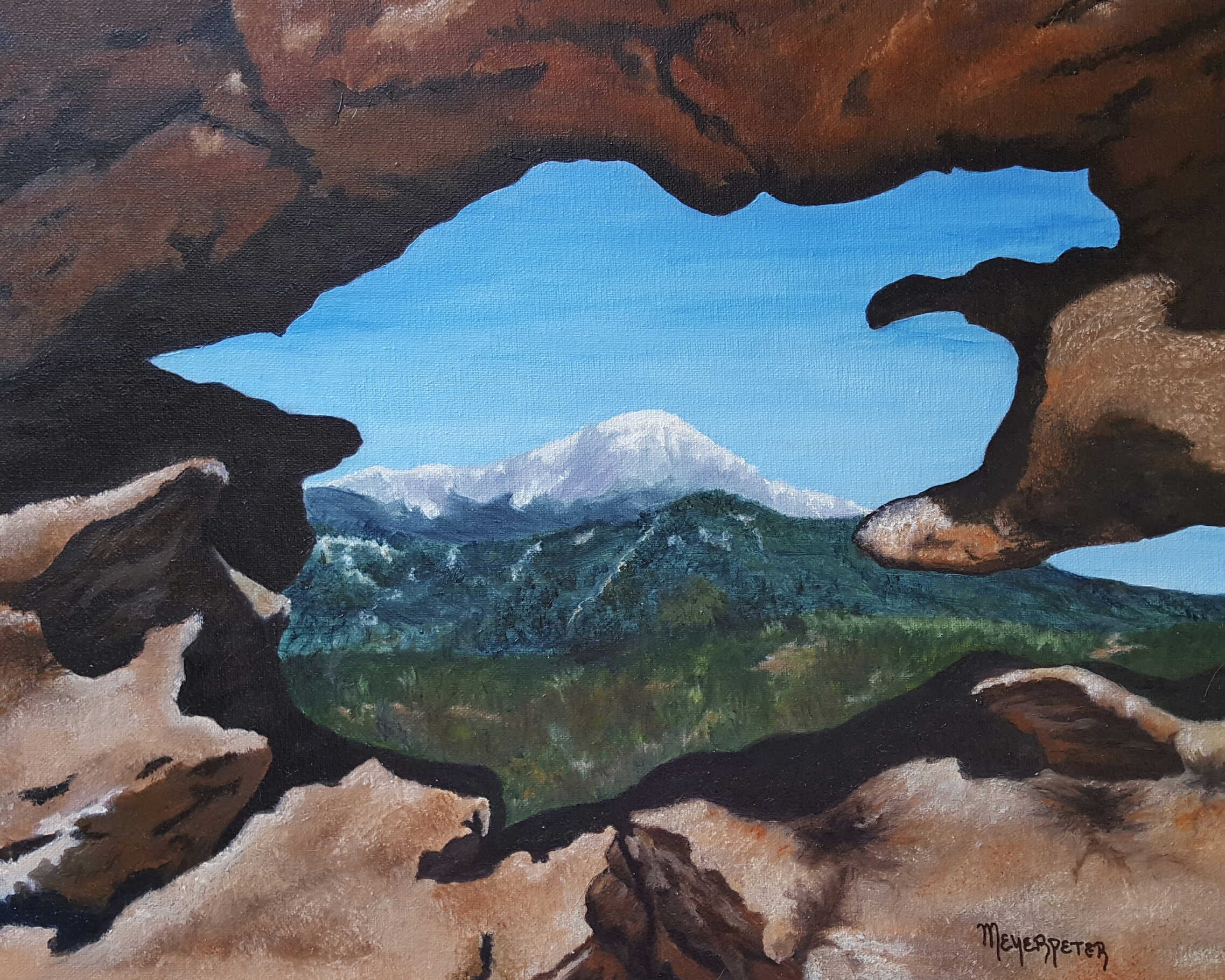 2275x1821 Pikes Peak - Pikes Peak Painting