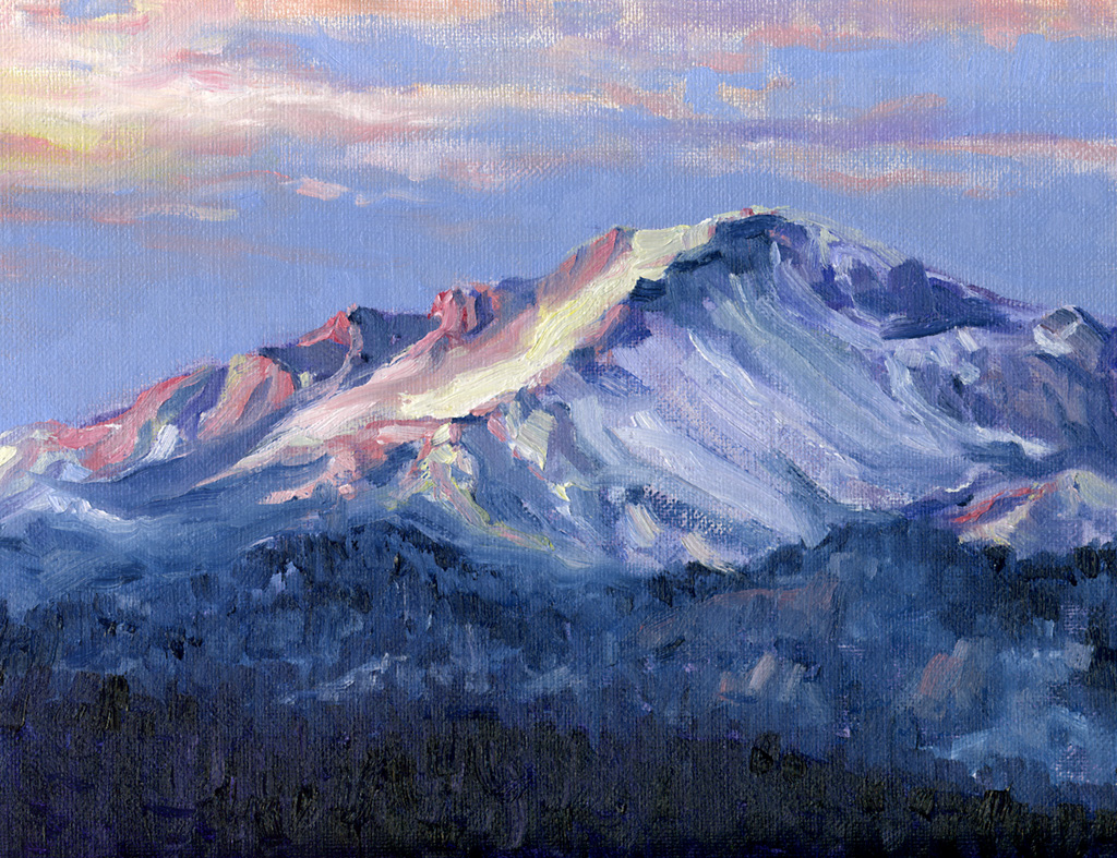 1024x787 Pikes Peak Oil Painting - Pikes Peak Painting