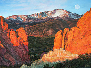 300x225 Pikes Peak Paintings Fine Art America - Pikes Peak Painting