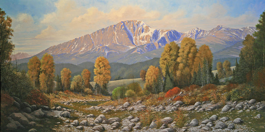 900x450 The Color Of August - Pikes Peak Painting