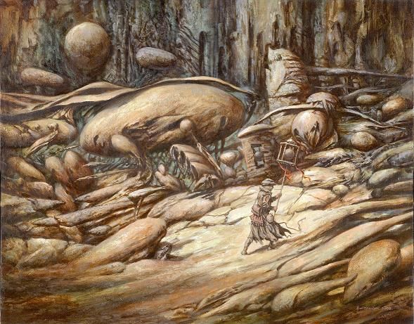 589x461 Pilgrim (Vadim Voitekhovitch) - Pilgrim Painting