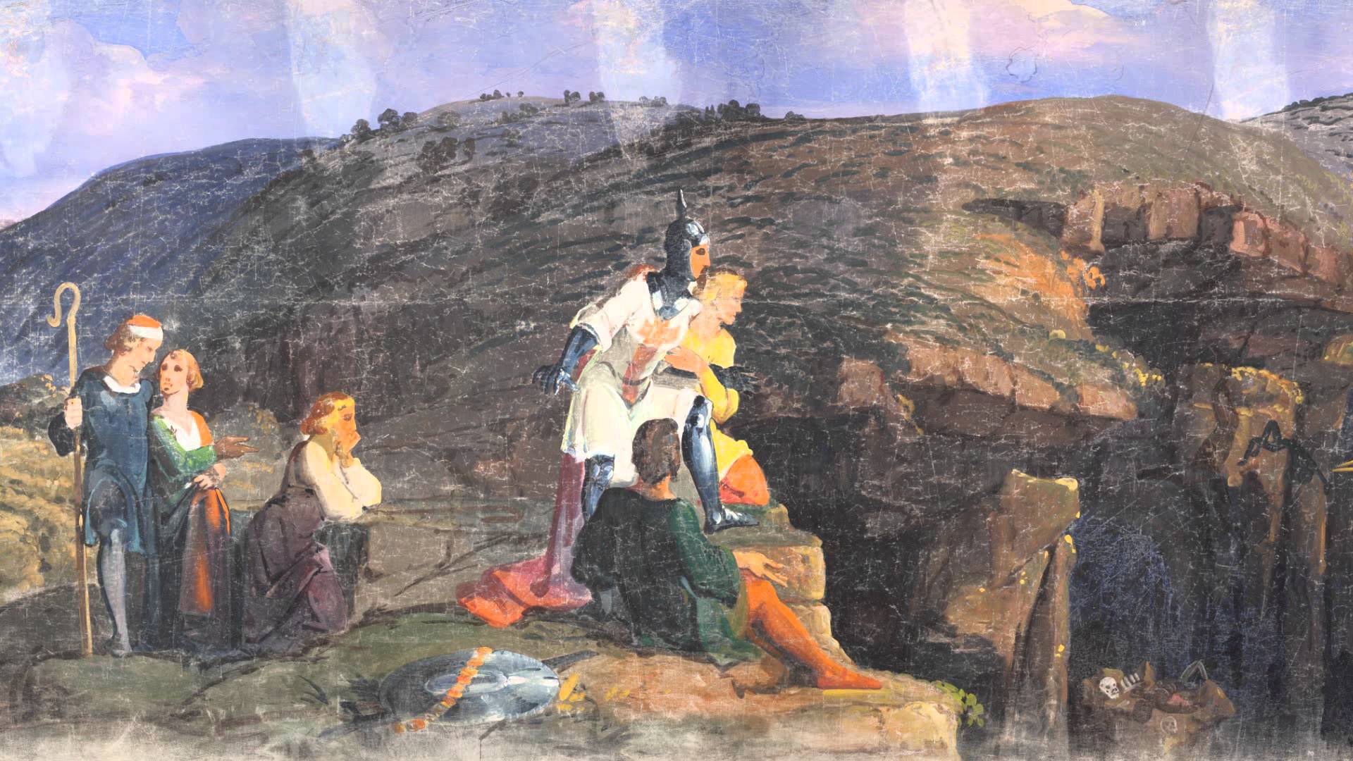 1920x1080 The Moving Panorama Of Pilgrim's Progress - Pilgrims Progress Painting