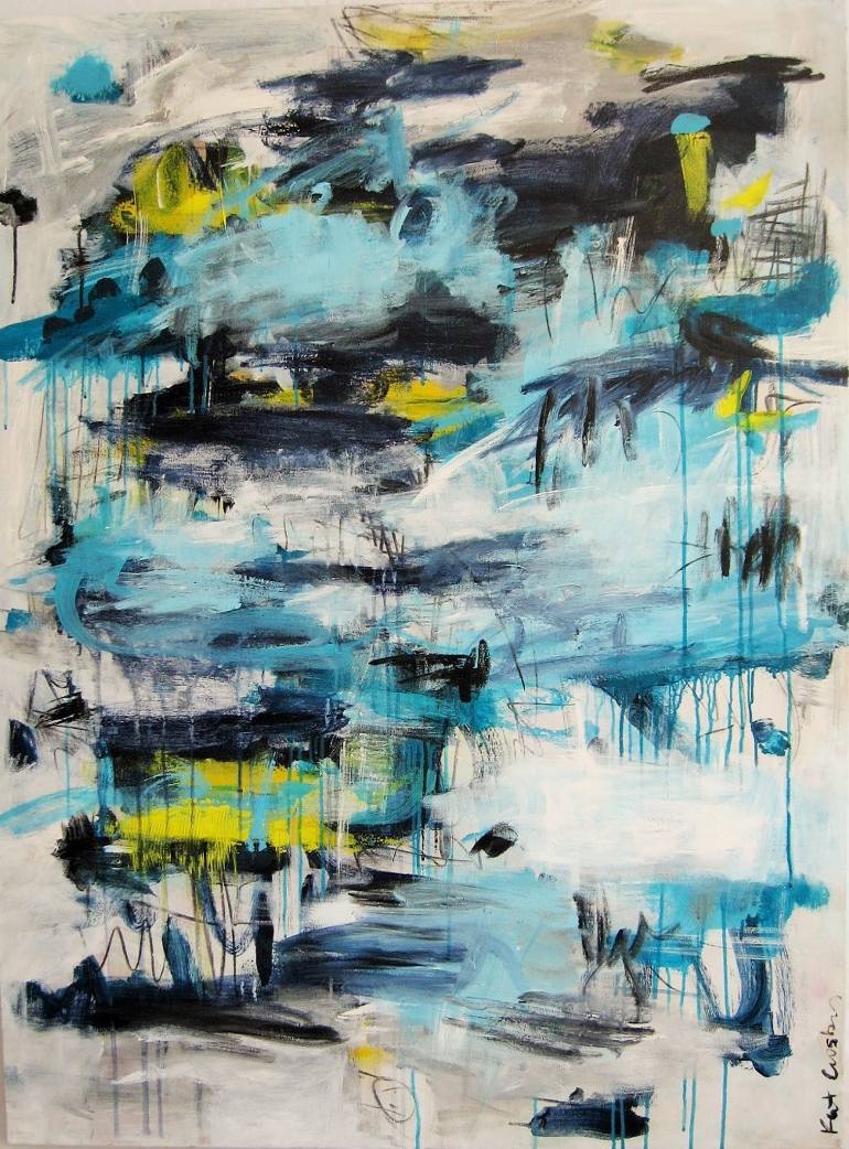 770x1042 Saatchi Art Hard Pill To Swallow Painting By Kat Crosby - Pill Painting