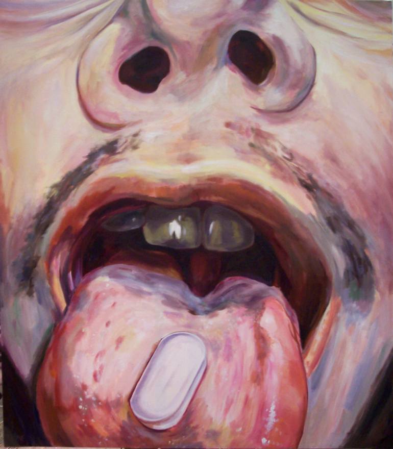 770x880 Saatchi Art Pill Painting By Benjamin Eliasz - Pill Painting