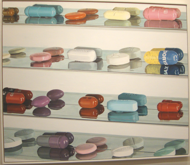 747x648 Artauctions Contemporary Art Part 1 - Pill Painting