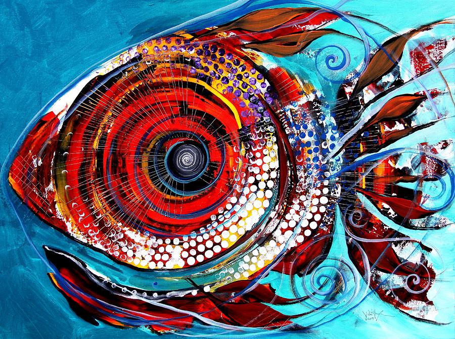 900x671 Tiny Blue Pill Painting By J Vincent Scarpace - Pill Painting