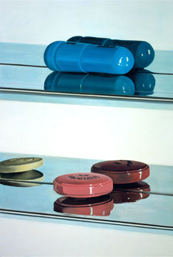 242x360 Haber's Art Reviews Damien Hirst - Pill Painting