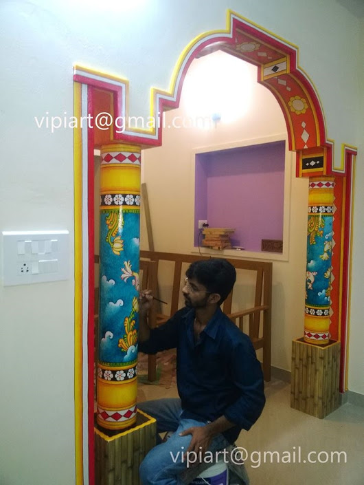 530x705 Mural - Pillar Painting