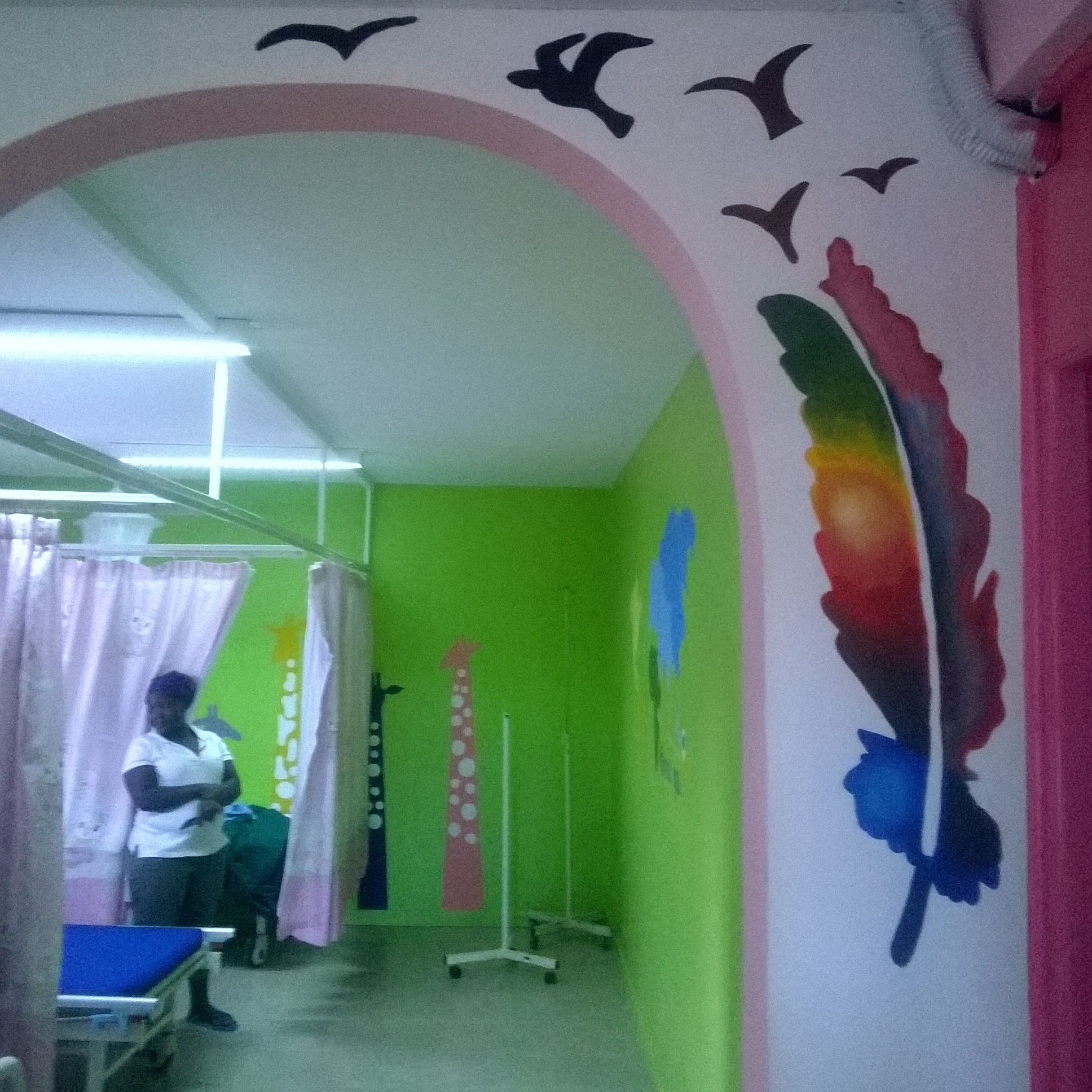 1936x1936 Painting On A Door Pillar Arts - Pillar Painting