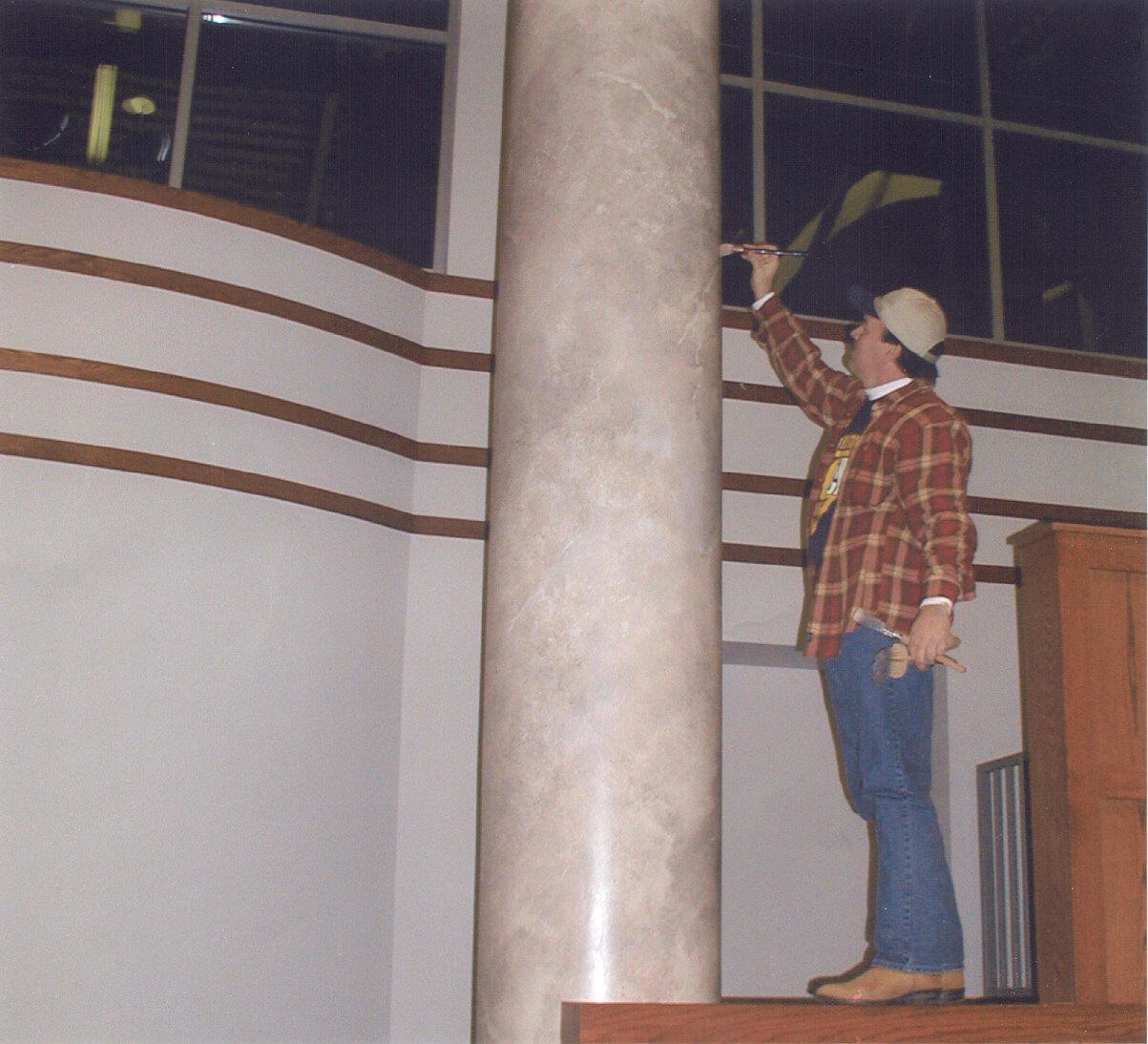 1203x1094 Steve's Professional Interior Painting, Custom Faux Painting - Pillar Painting