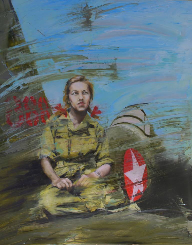 770x981 Saatchi Art Untitled ( Pilot ) Painting By Anita Desoto - Pilot Painting