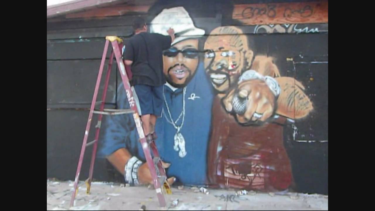1280x720 Pimp C Mural Part 2 - Pimp C Painting