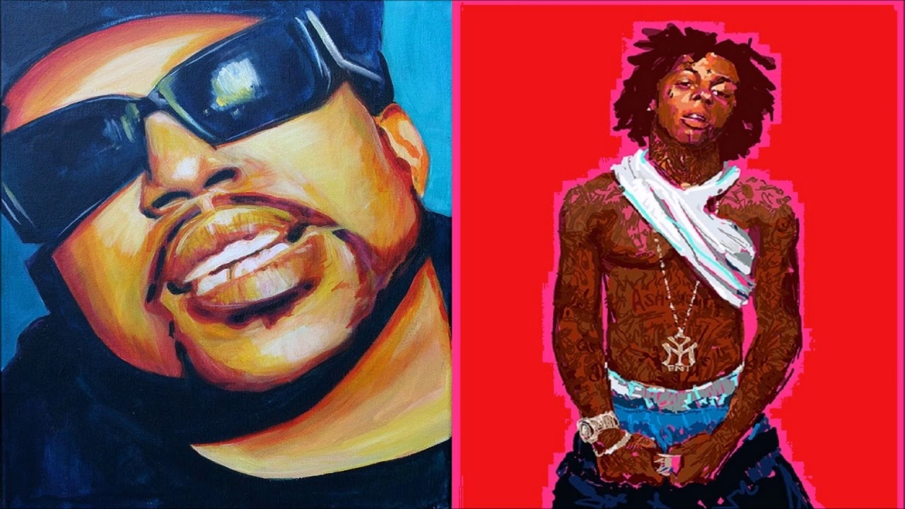 1280x720 Lil Wayne - Pimp C Painting