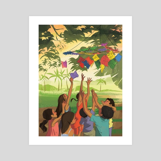 540x540 Pabitin Pinata, An Art Print By Sarah Demonteverde - Pinata Painting