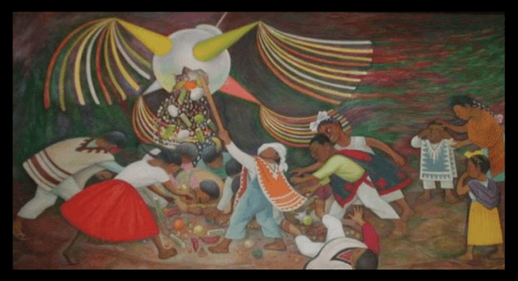 580x315 Art In Action Mini Art Lesson Inspired By Diego Rivera's La - Pinata Painting