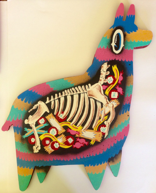 640x789 Pinata Innards,' A 3d Painting By Tripper Dungan Blazenfluff - Pinata Painting