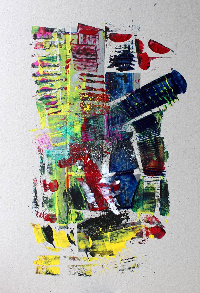 770x1125 Saatchi Art Time Painting By Alex Montaner - Pinata Painting