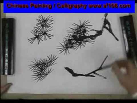 480x360 Pinetree For Absolute Beginners 3 - Pine Branch Painting