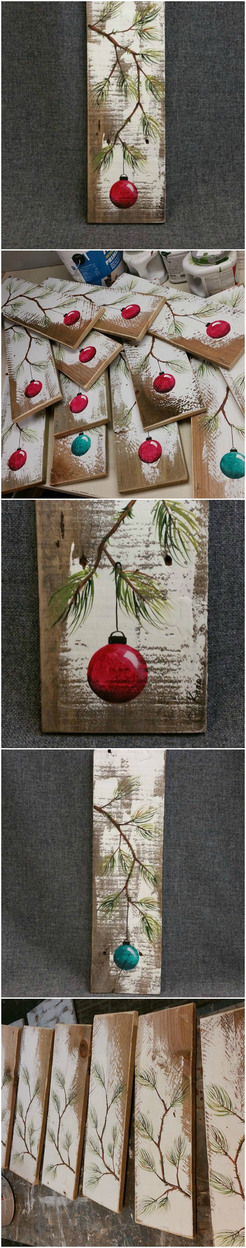 791x4000 Red Christmas Decoration, Christmas Gift, Pine Branch With Red - Pine Branch Painting