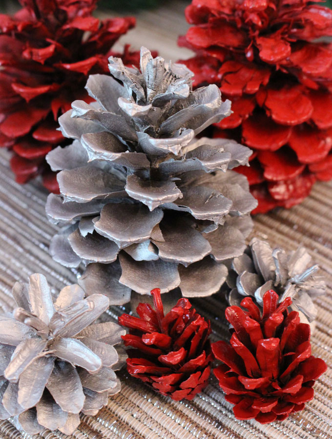 680x900 Diy Painted Pine Cones - Pine Cone Painting
