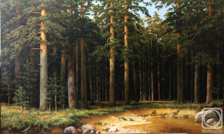750x449 Painting Buy On Artnow.ru - Pine Forest Painting