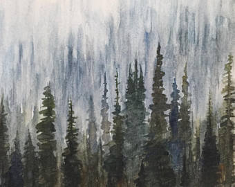 Pine Forest Painting At Paintingvalley Com Explore Collection Of Pine Forest Painting