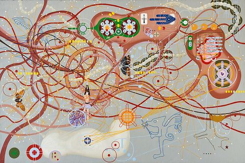 500x333 The Sky And The Mustard Seed (Anatomy Of Seraphim) Pineal Gland - Pineal Gland Painting