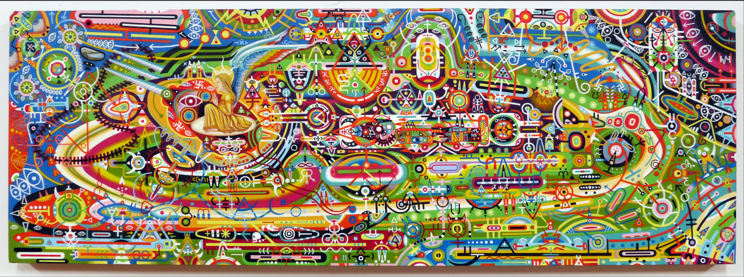 2478x922 This Artist Got Cancer Of The Pineal Gland. His Paintings Will - Pineal Gland Painting