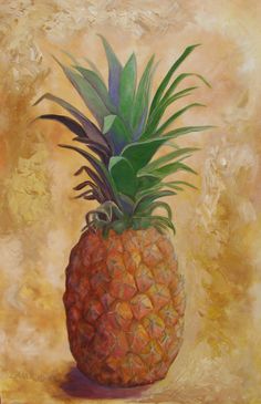 236x365 Pineapple Food Gcse Art Exam Gcse Art And Food - Pineapple Oil Painting