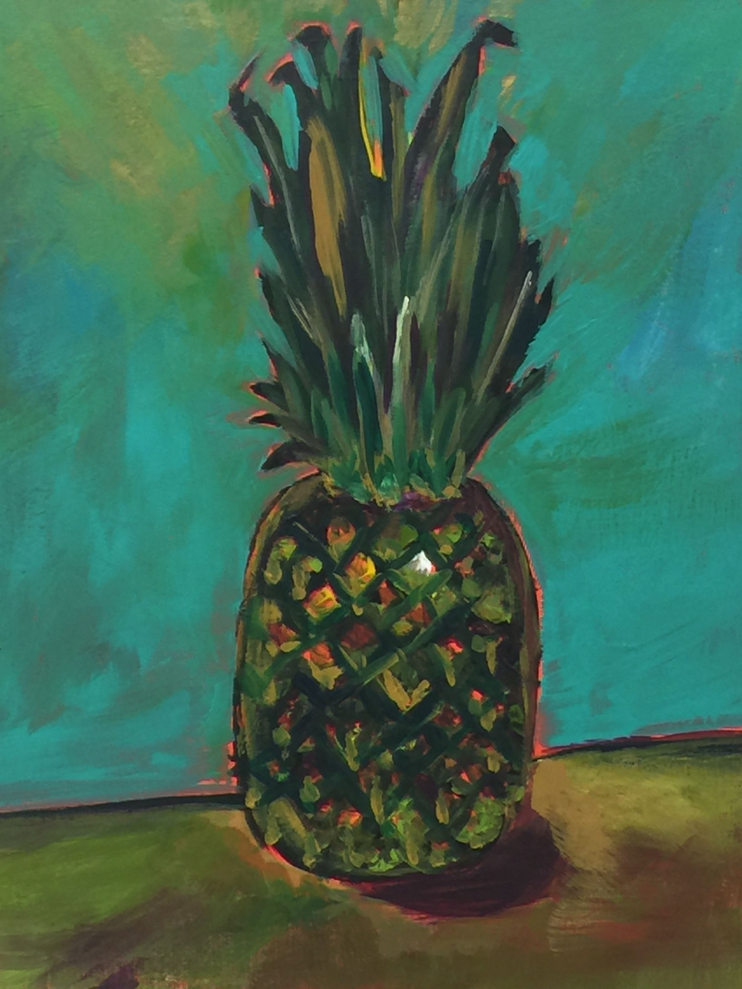2448x3264 Pineapple Painting By Wendi Schutt Paintings By Wendi Schutt - Pineapple Painting