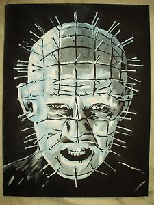 225x300 Canvas Painting Hellraiser Movie Pinhead Blue Bampw Art 16x12 Inch - Pinhead Painting