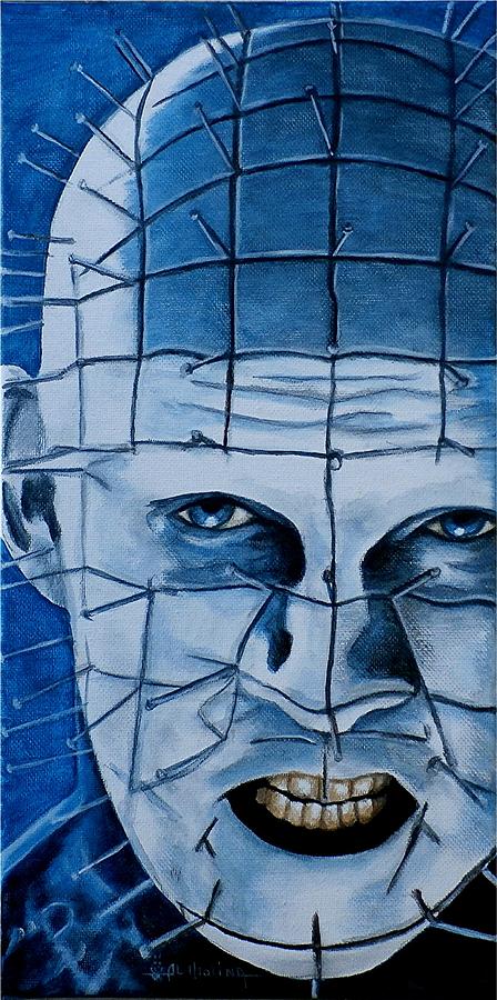 448x900 Pinhead Up Close And Personal Painting By Al Molina - Pinhead Painting