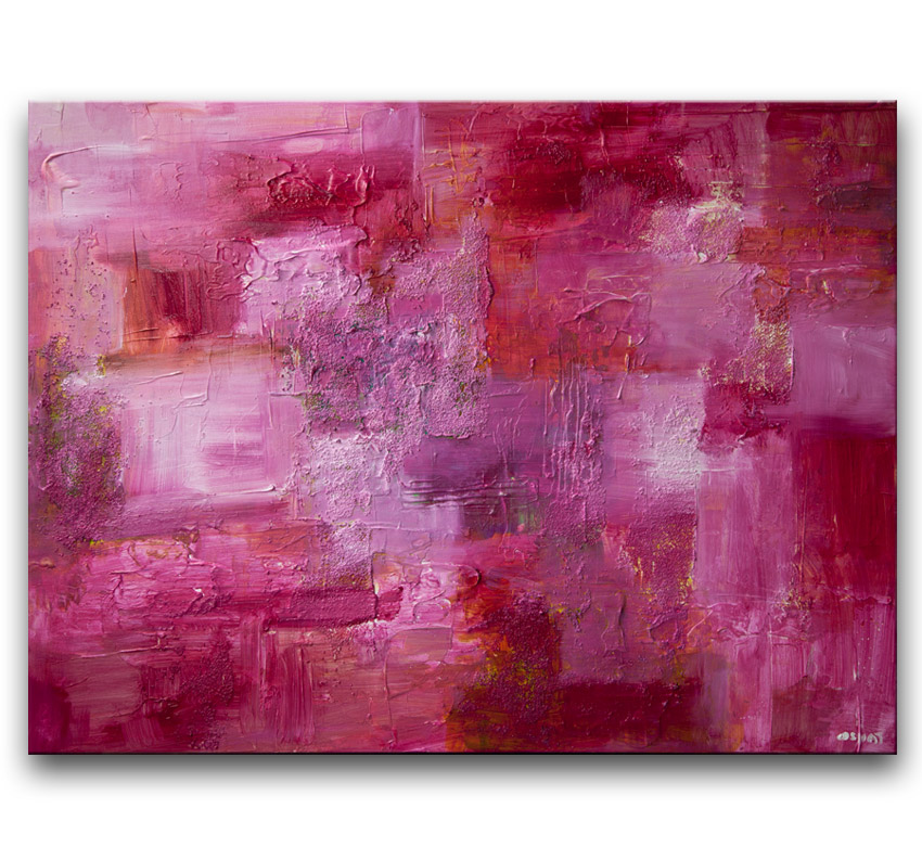 850x781 Painting - Pink Abstract Painting