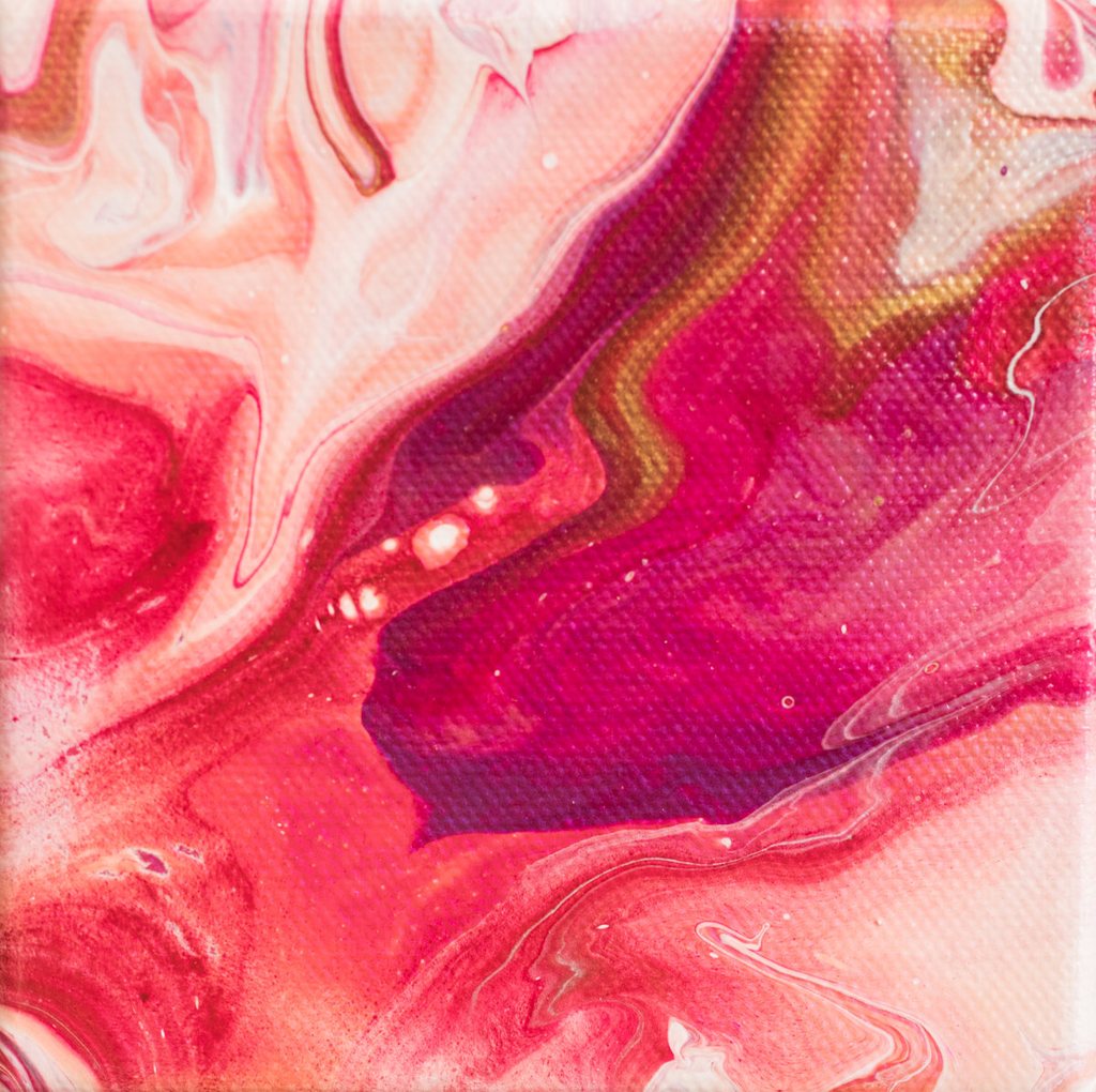 1024x1020 Small Pink Abstract Painting - Pink Abstract Painting