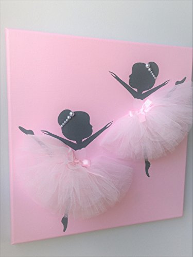 375x500 Ballerina Painting. Pink Ballerina Canvas. Holdup Art - Pink Ballerina Painting