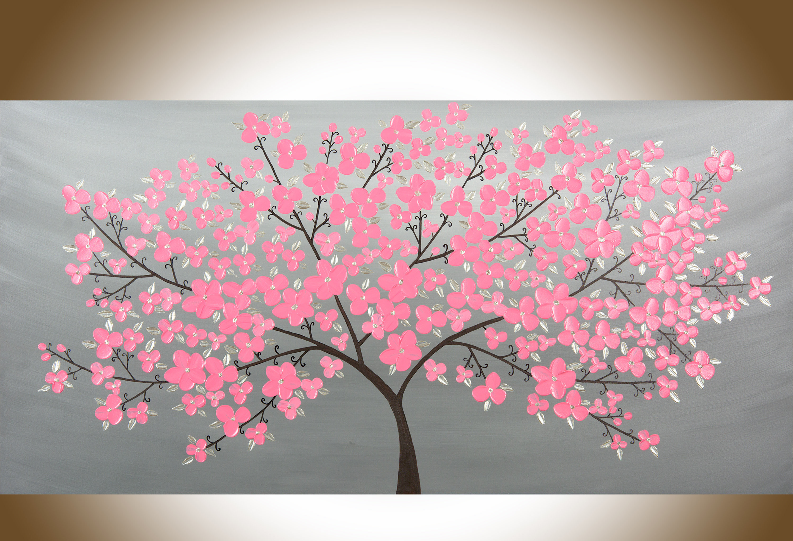 Pink Canvas Painting at PaintingValley.com | Explore collection of Pink ...