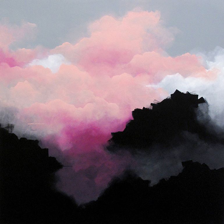770x770 Gorgeous Cloud Paintings By Brooklyn Whelan Pink - Pink Cloud Painting