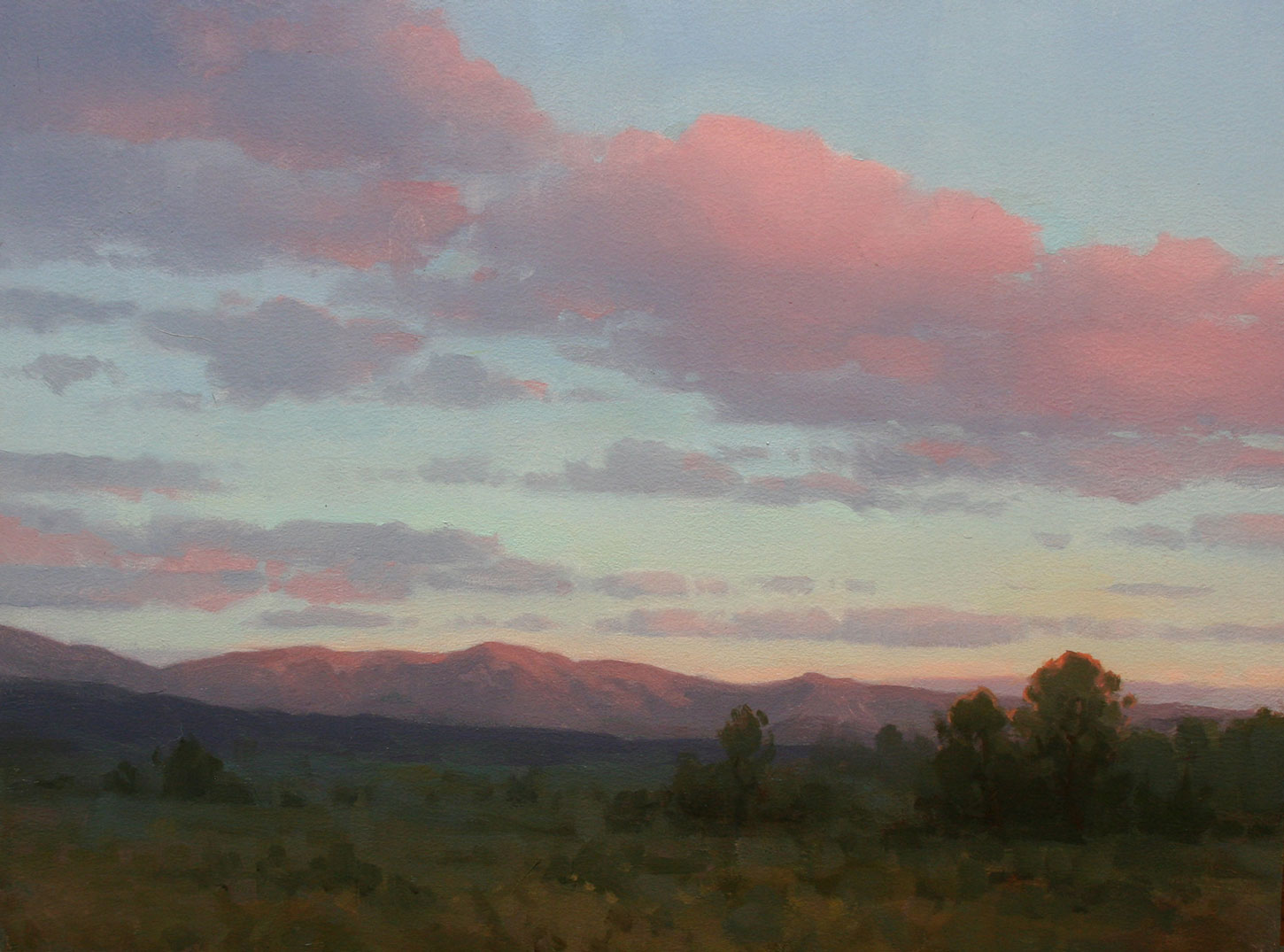 1450x1075 Smithklein Gallery Jessica Garrett - Pink Cloud Painting