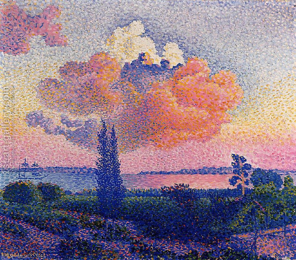 1000x880 The Pink Cloud Henri Edmond Cross Reproduction 1st Art Gallery - Pink Cloud Painting