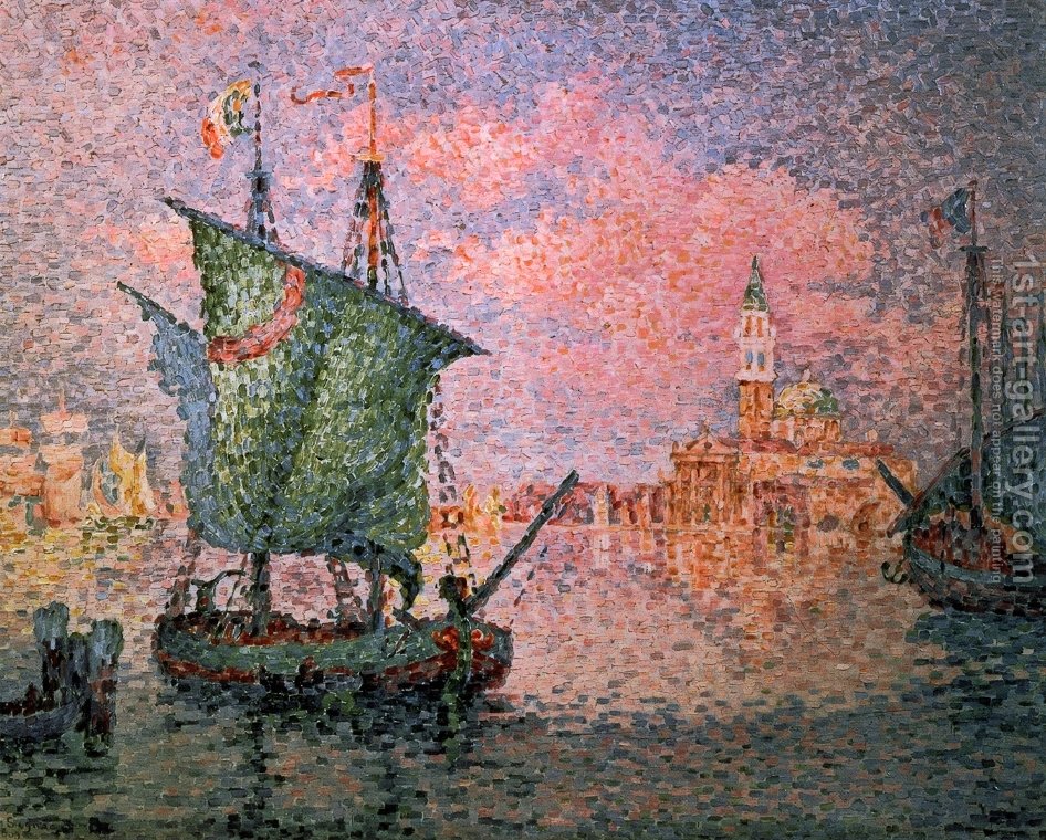 946x760 Venice - Pink Cloud Painting