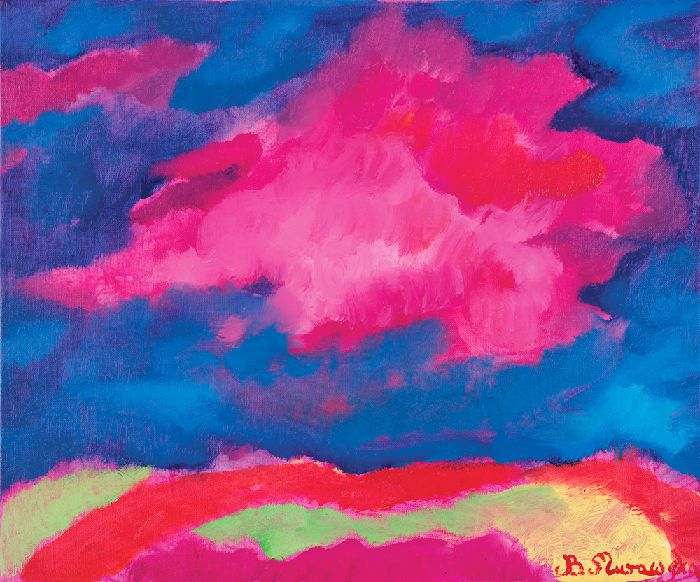 1000x832 Beata Murawska The Pink Cloud - Pink Clouds Painting
