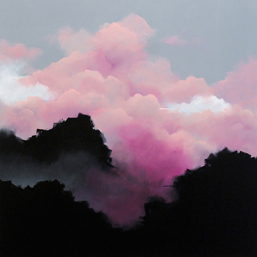900x900 Dreamy Pink Clouds Paintings6 Fubiz Media - Pink Clouds Painting