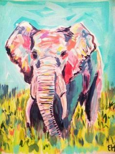236x315 Image Result For Elephant Painting Ideas Art - Pink Elephant Painting