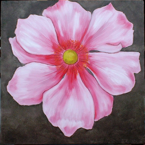 600x600 Imagination Painting Flower Paintings - Pink Flower Painting