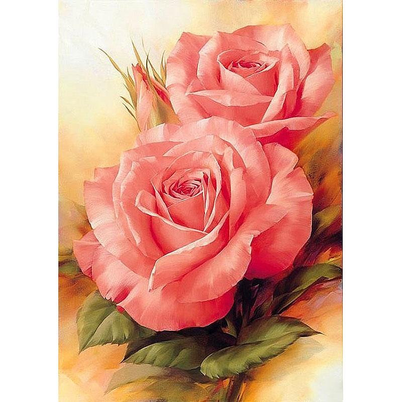 800x800 Pink Flower - Pink Flower Painting
