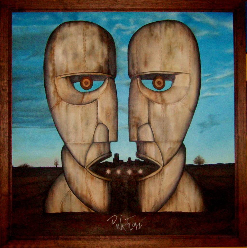 1024x1026 Division Bell, Pink Floyd Thomass Viveros - Pink Floyd Painting