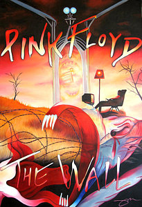 205x300 Pink Floyd The Wall Paintings Fine Art America - Pink Floyd The Wall Painting